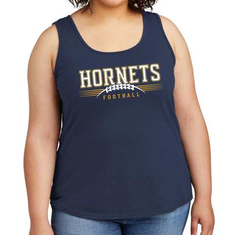 2025 Women's Hornets Football Navy Tank