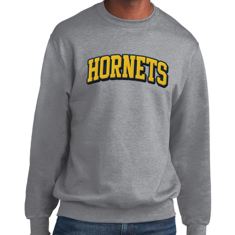 2025 HORNETS Heather Gray Crewneck Sweatshirt