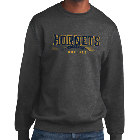 2025 Monroe Football Dark Heather Crewneck Sweatshirt