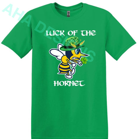 Luck Of The Hornet Irish Green Tee