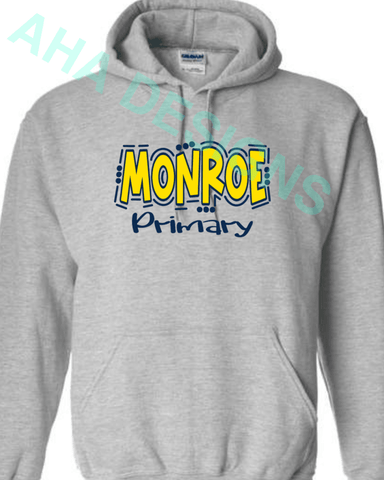 Monroe Primary Doodle Hooded Sweatshirt - Ordering Ends 11/25