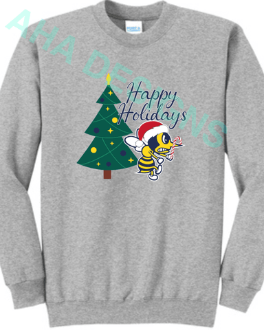 Monroe Primary Happy Holidays Crewneck Sweatshirt - Ordering Ends 11/25