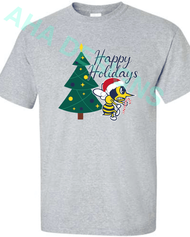 Monroe Primary Happy Holidays T-Shirt - Ordering Ends 11/25