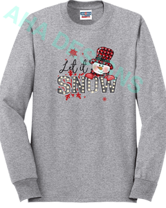 Monroe Primary Let It Snow Long Sleeve T-Shirt - Ordering Ends 11/25