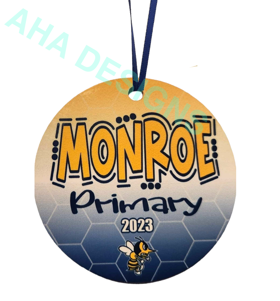 Monroe Primary Ornament