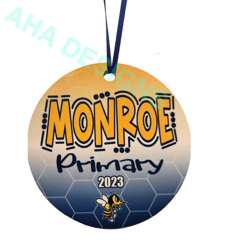 Monroe Primary Ornament