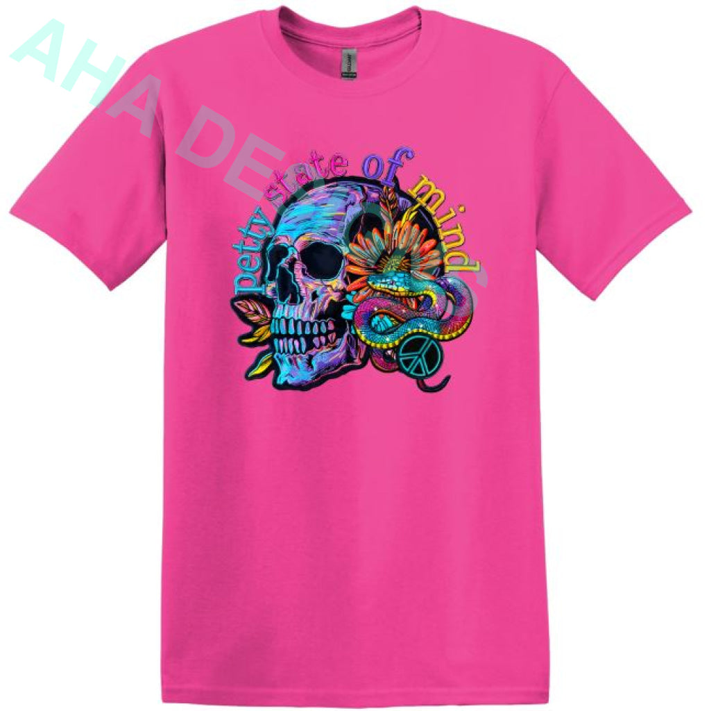 Petty State of Mind Faux Embroidery Tee – AHA Designs LLC