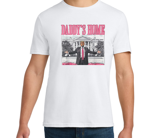 Trump Pink Daddy's Home Tee