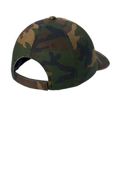 Port Authority C851 camouflage cap - back view