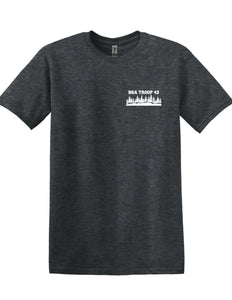 BSA Troop 42 Dark Heather Gray Tee