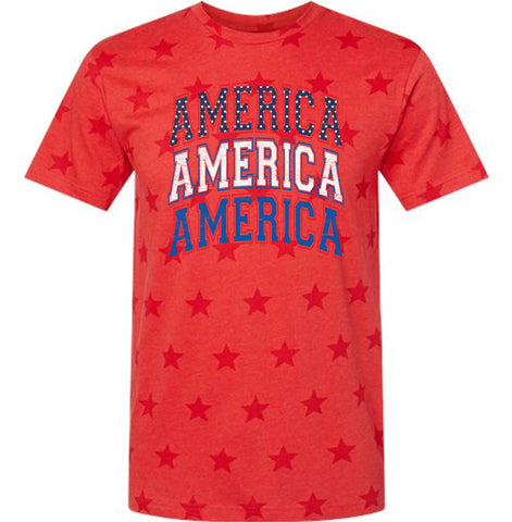 America Star T-shirt Code Five