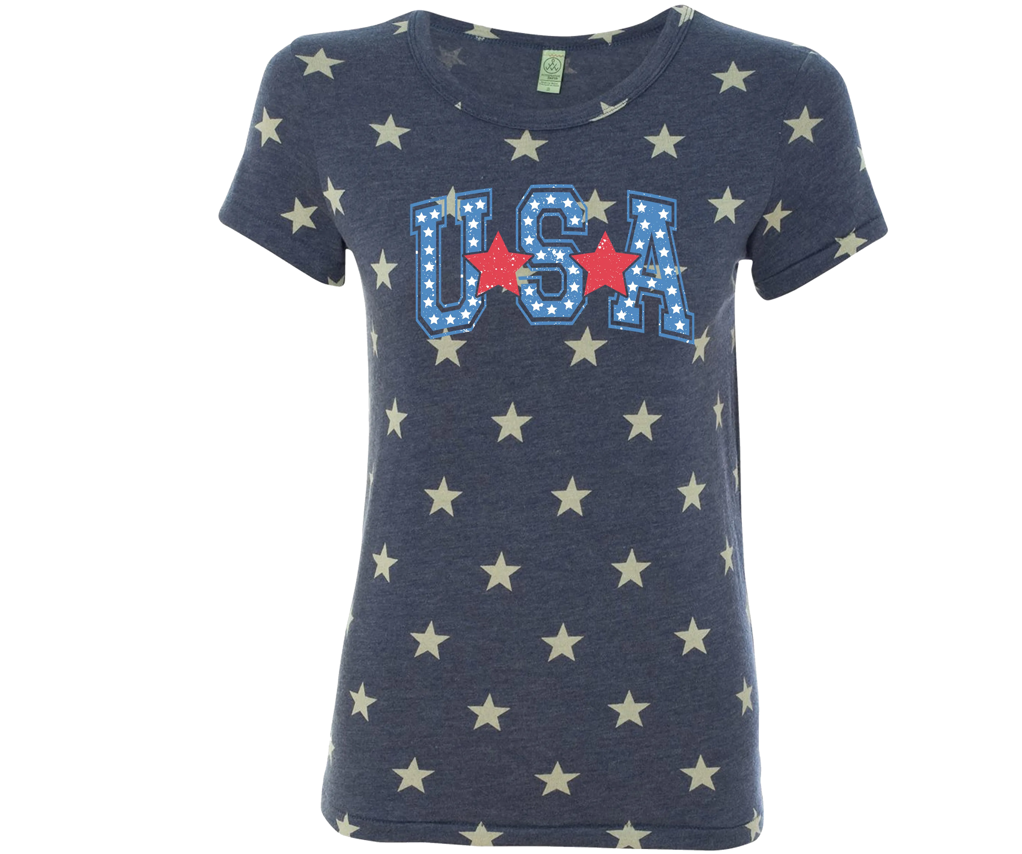 Distressed USA Star Ideal T-shirt