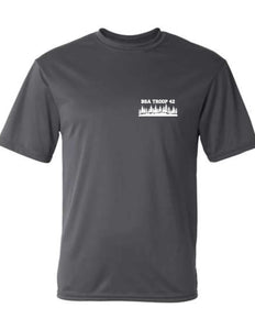 BSA Troop 42 Charcoal Performance Tee