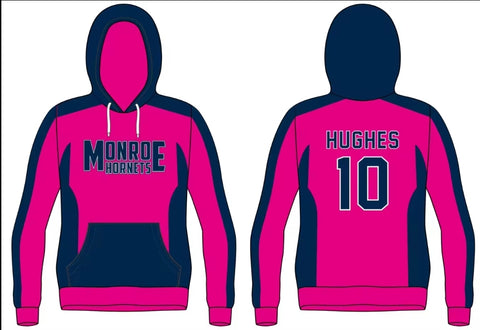 2025 Fully Sublimated Pink HOODIE