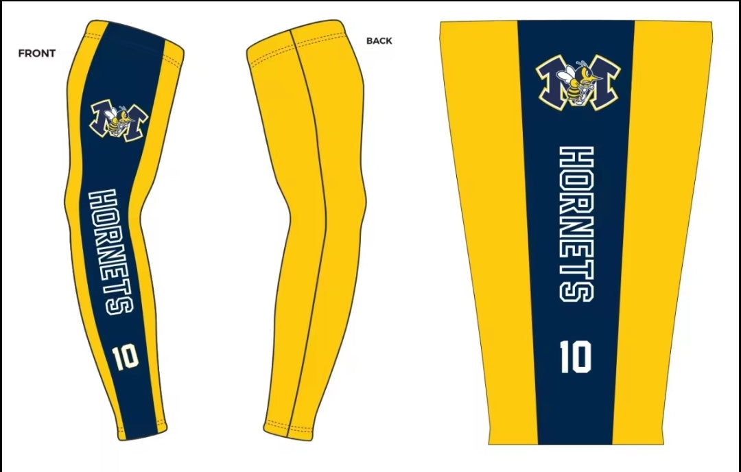 2025 Fully Sublimated Navy/Gold Sleeves