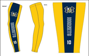 2025 Fully Sublimated Navy/Gold Sleeves
