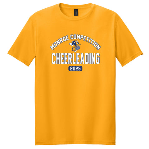 2025 Youth Monroe Cheerleading Competition Gold Tee