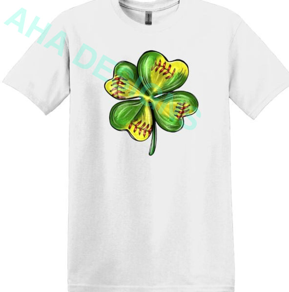 Softball Shamrock Tee