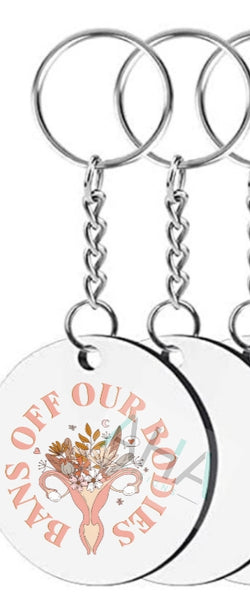 Bans off our Bodies keychain