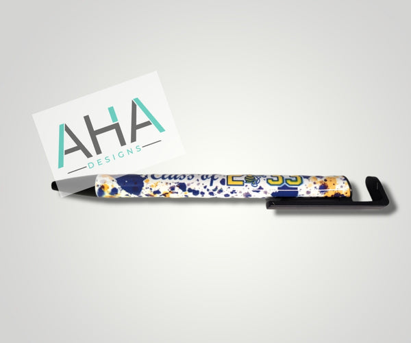 Monroe Hornets Splatter 'CLASS OF'  Pen / Phone Stand