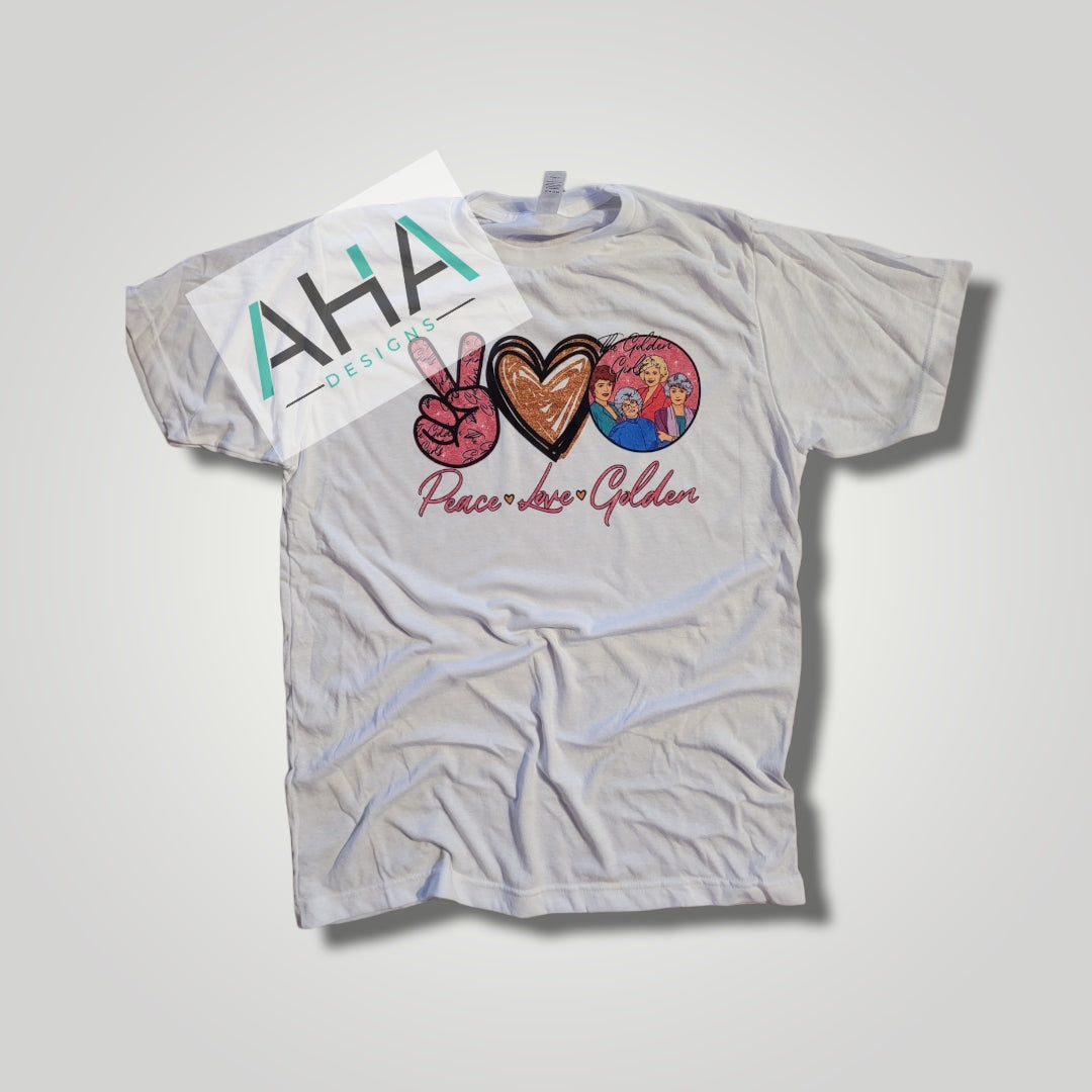 'Peace Love Golden Girls' tee