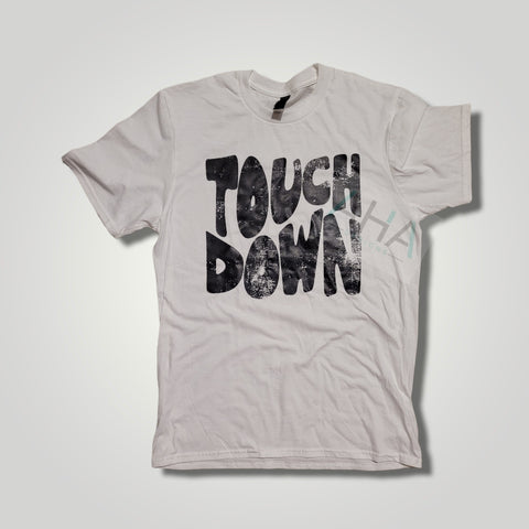 Game Day Distressed White Tee