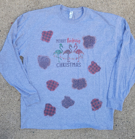 RTS 'Merry Flocking Christmas' lomg sleeve tee