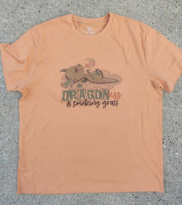 RTS 'Dragon Ass & Smoking Grass' dragon tee