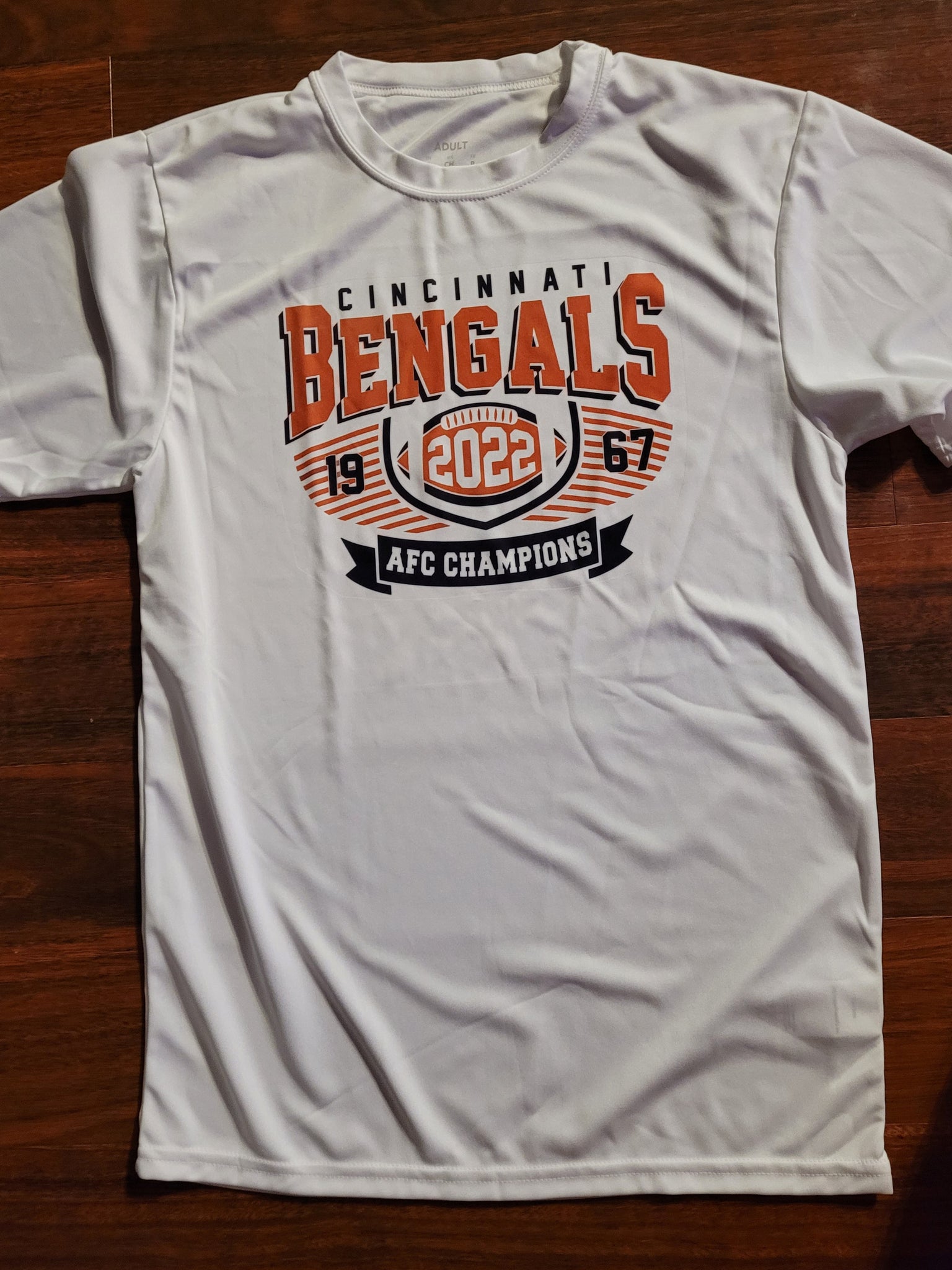 Small athletic 2022 AFC Championship tee