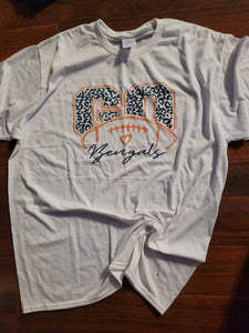 XL Leopard Go Bengals tee