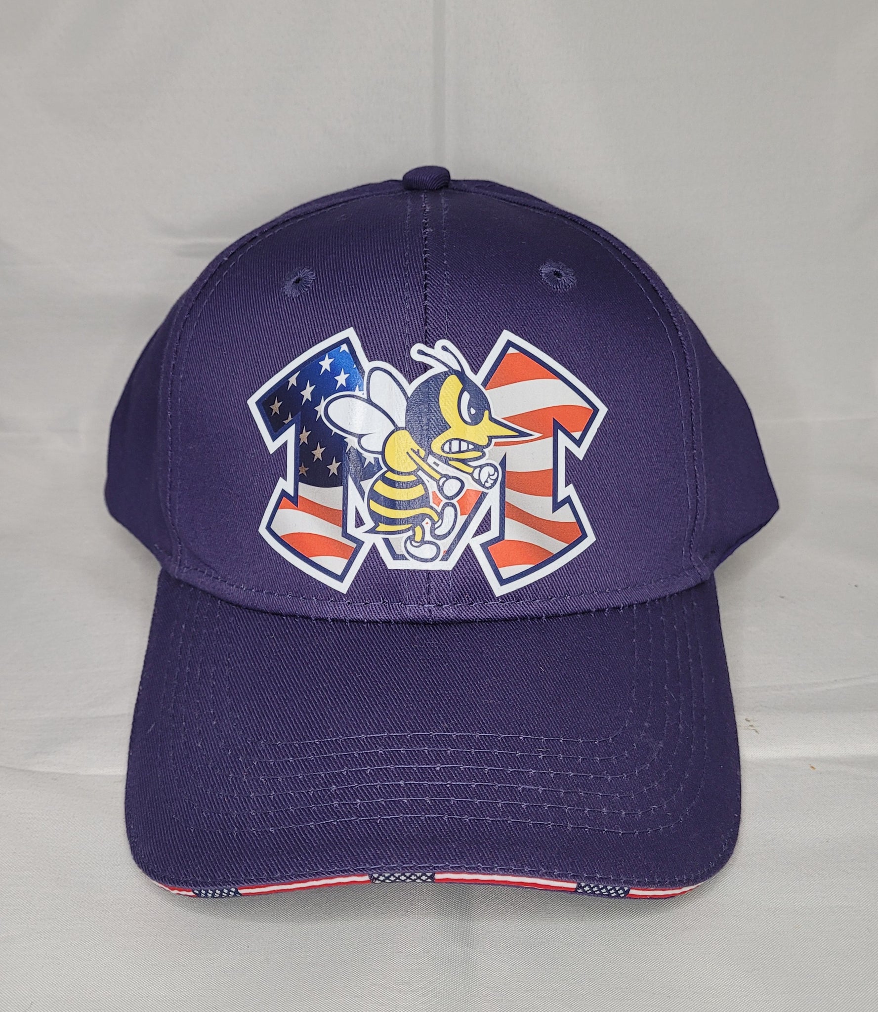 Americana Flag Sandwich Cap with Hornet Flag Logo