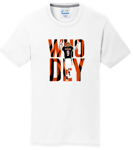 Burrow Who Dey Bengals tee