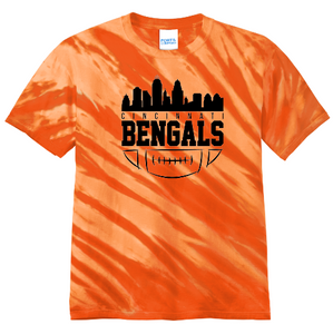 Orange Bengals Tiger Striped Tee