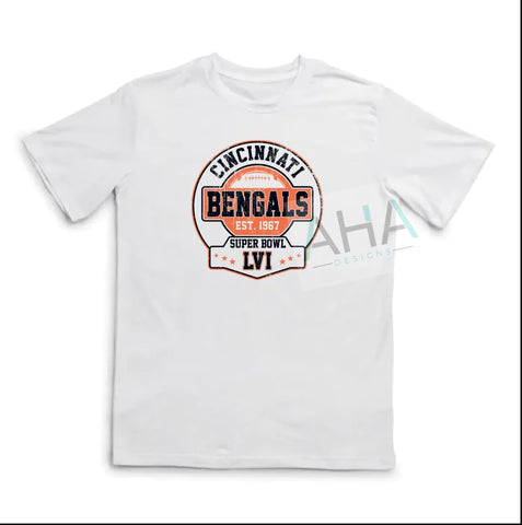Distressed Bengals Super Bowl LVI tee