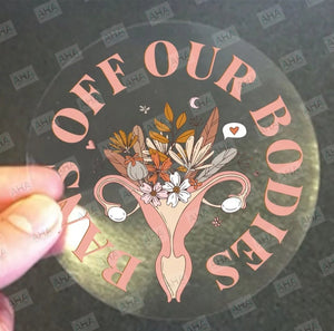 Bans Off Our Bodies Car Decal