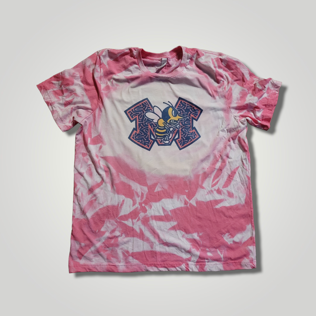 [PRE-ORDER] Bleached Breast Cancer Awareness Monroe Logo tee