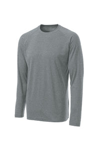 Adult Large Long Sleeve Gray Tee - CHOOSE DESIGN