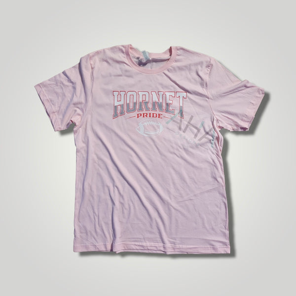 Hornet Pride Football Pink Tee