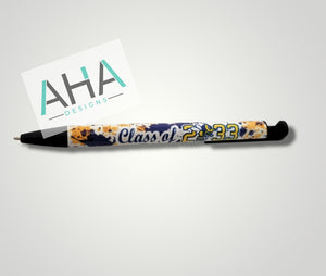 Monroe Hornets Splatter 'CLASS OF'  Pen / Phone Stand