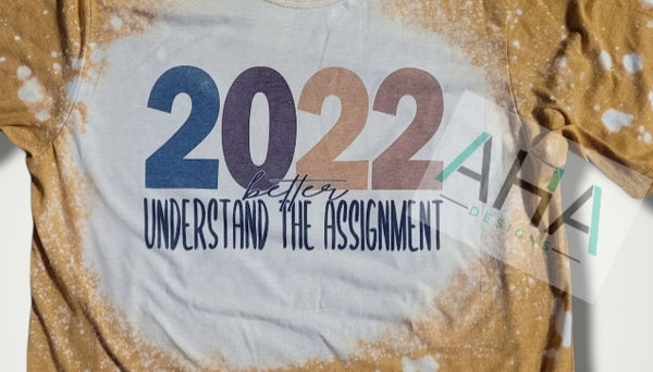 Bleached '2022 Better Understand the Assignment' tee