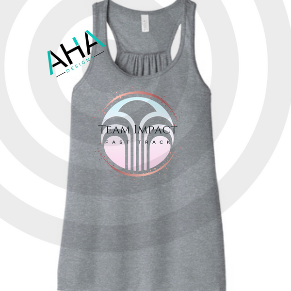 Team Impact Fast Track BELLA+CANVAS ® Women’s Flowy Racerback Tank