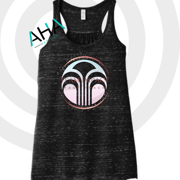 Team Impact Fast Track BELLA+CANVAS ® Women’s Flowy Racerback Tank