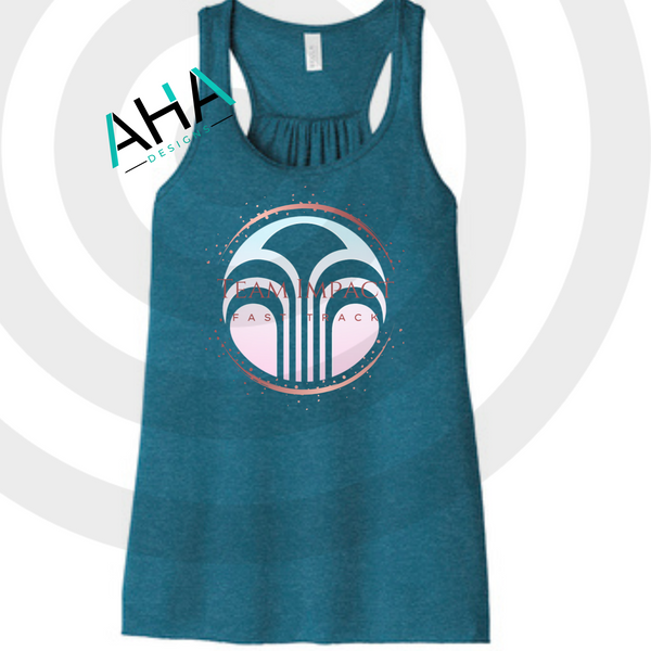 Team Impact Fast Track BELLA+CANVAS ® Women’s Flowy Racerback Tank