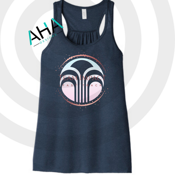 Team Impact Fast Track BELLA+CANVAS ® Women’s Flowy Racerback Tank