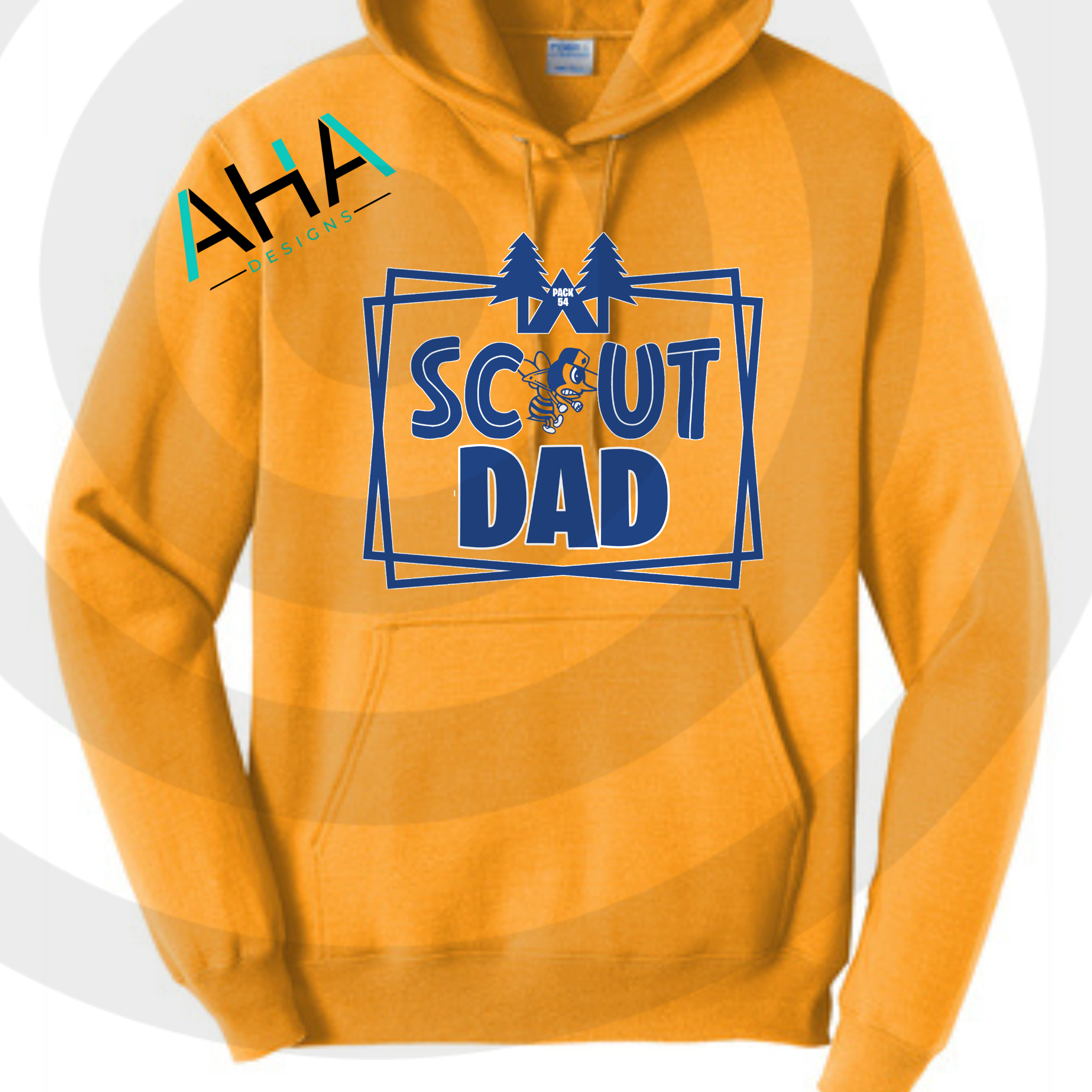 Cub Scouts "Scout Dad" Gold Hoodie