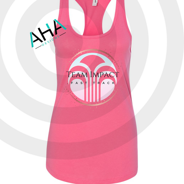 Team Impact Fast Track Next Level - Women's Ideal Racerback Tank