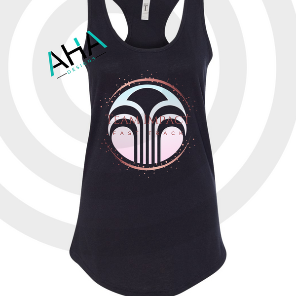 Team Impact Fast Track Next Level - Women's Ideal Racerback Tank