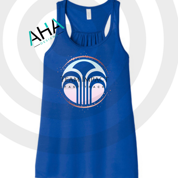 Team Impact Fast Track BELLA+CANVAS ® Women’s Flowy Racerback Tank