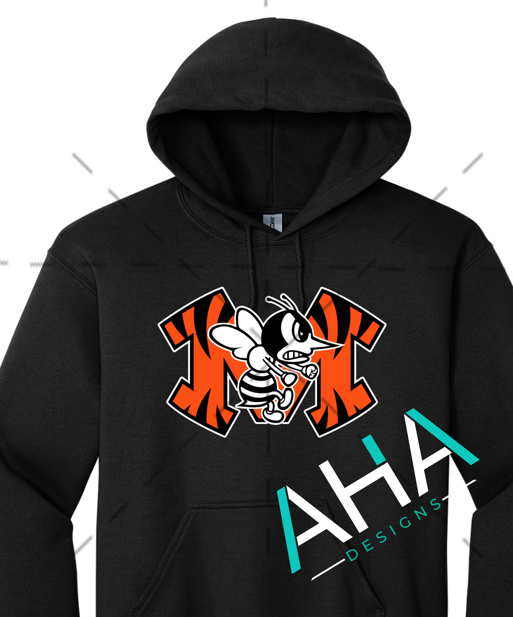 black and white bengals hoodie