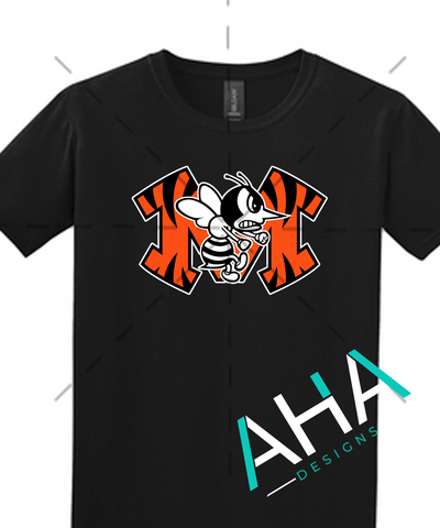 Bengals Hornets Black Tee